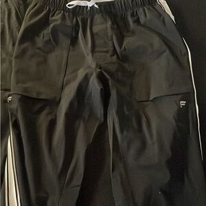 Fabletics White and Black Pants